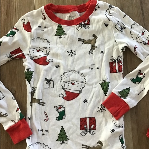 Carters Christmas PJ Set 6 - Picture 2 of 4